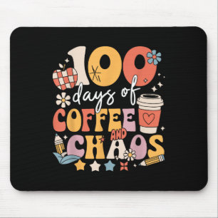 Mousepad 100 Dias De Café E Caos 100 Dias De Escola