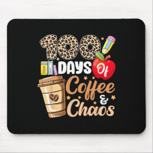 Mousepad 100 Dias De Café E Caos Leopardo 100 Dias De Chá