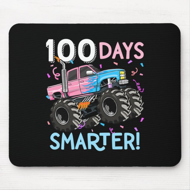 Mousepad 100 Dias De Caminhão Monstro Mais Inteligente 100º (Frente)