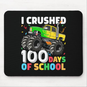 Mousepad 100 dias de caminhonete de monstro escolar 100º di