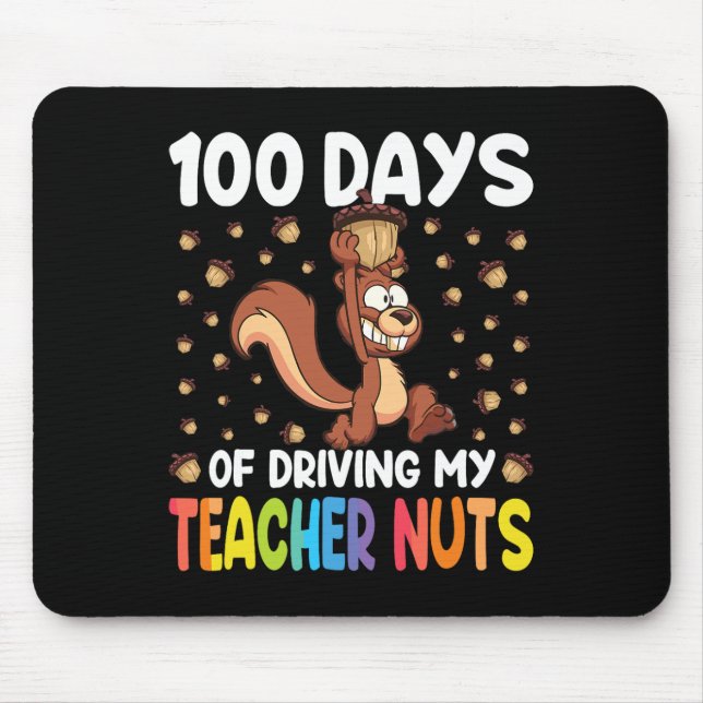 Mousepad 100 Dias De Condução De Loucos De Professores 100º (Frente)