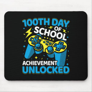 Mousepad 100 Dias De Controladora De Vídeo Da Escola Menina