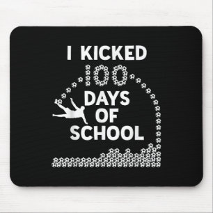 Mousepad 100 Dias De Crianças De Futebol Escolar 100º Dia D