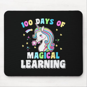 Mousepad 100 Dias De Crianças Mágicas De Unicórnio Figuram