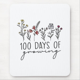 Mousepad 100 dias de cultivo na Escola de Plantas Geradoras