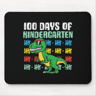 Mousepad 100 dias de dinossauro do jardim de infância trex 