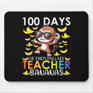 Mousepad 100 Dias De Dirigir Meu Professor Bananas 100 Dias