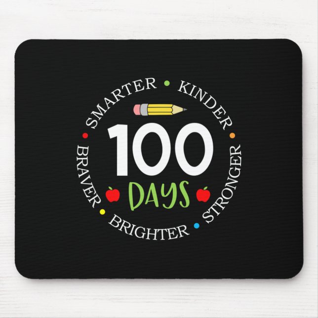 Mousepad 100 Dias De Equipes De Professores Escolares Minde (Frente)