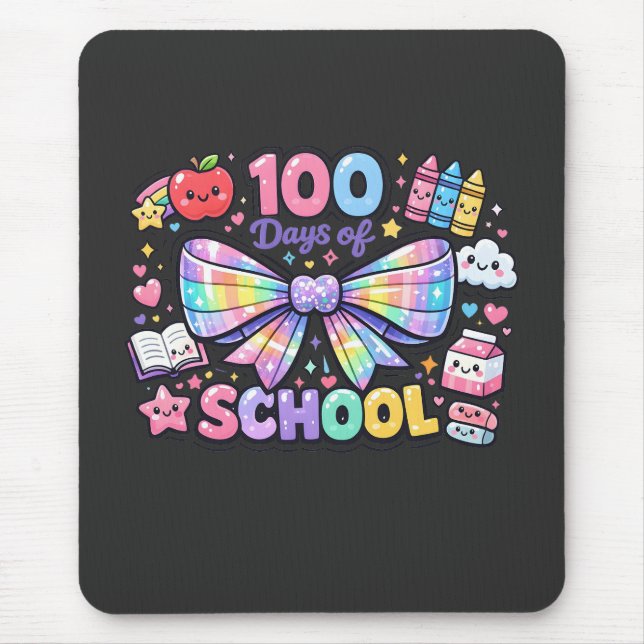 Mousepad 100 Dias De Escola  (Frente)