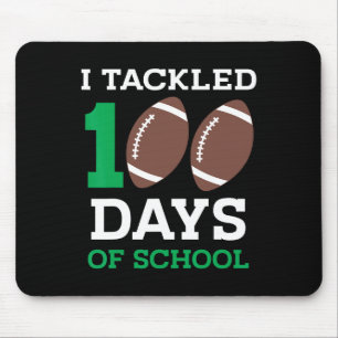 Mousepad 100 dias de escola 100 dias de futebol estudante