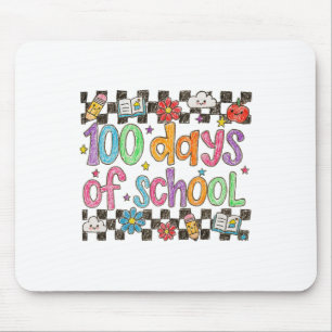Mousepad 100 Dias De Escola Estilo De Letra De Giz Professo