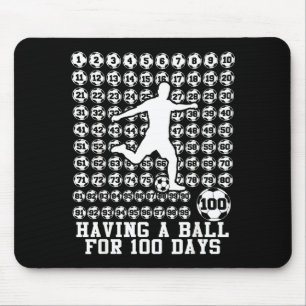 Mousepad 100 Dias De Escola Futebol Masculino 100º Dia De E