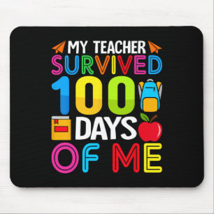 Mousepad 100 Dias De Escola Meninos Meninas Crianças Presen
