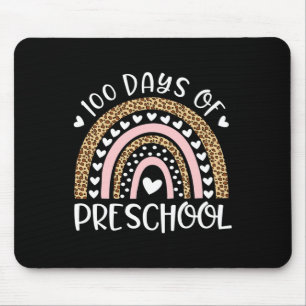 Mousepad 100 Dias De Escola Para O Professor De Pré-Escolas