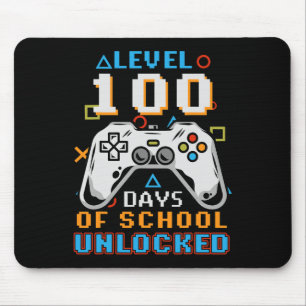 Mousepad 100 Dias De Estudante De Jogo De Vídeo Desbloquead