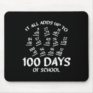 Mousepad 100 Dias De Estudo De Professores Legal Com Adição