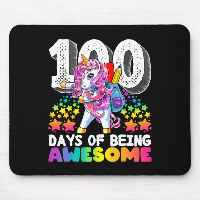 Mousepad 100 Dias De Faculdade Flexibindo Presente De Unicó (Frente)