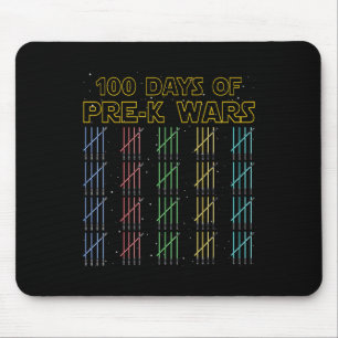 Mousepad 100 Dias De Guerra Pré-K 100º Dia Da Escola