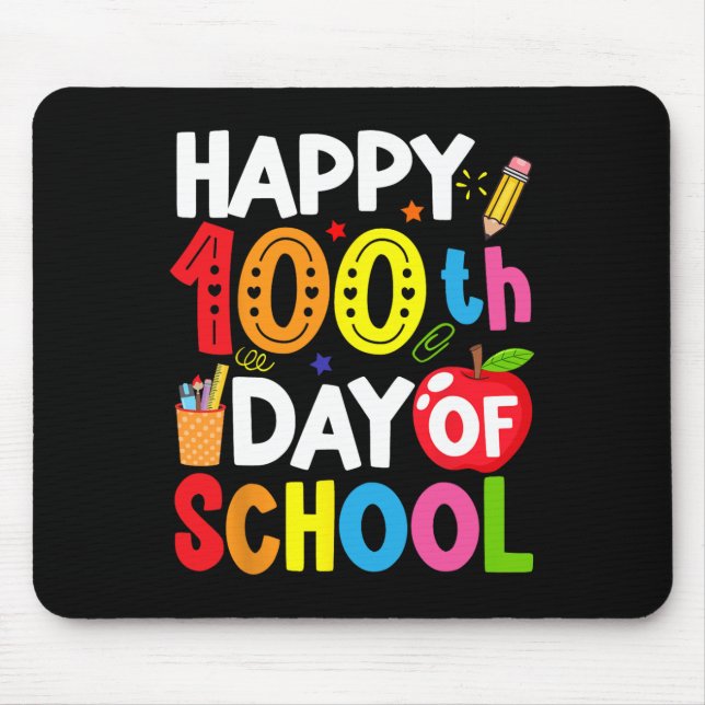 Mousepad 100 Dias De Professora E Estudante (Frente)