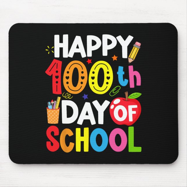 Mousepad 100 Dias De Professora E Estudante 2 (Frente)