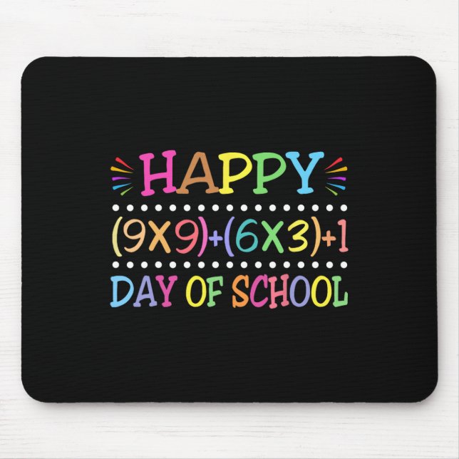 Mousepad 100 Dias De Professora Engraçada Em Matemática Na  (Frente)