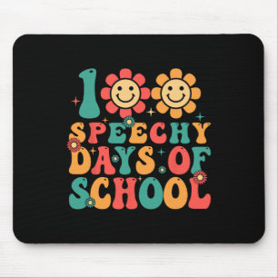 Mousepad 100 Dias De Terapia Fala Escolar Groovy Slp Ensine