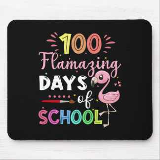 Mousepad 100 Dias Incríveis De Estudante De Flamingo Em Cut
