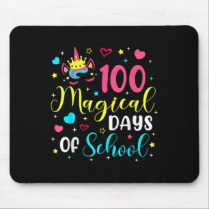 Mousepad 100 Dias Mágicos 100º Dia de Meninas de Unicórnio