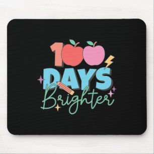 Mousepad 100 Dias Mais Brilhante 100º Dia De Estudantes Esc