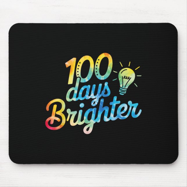 Mousepad 100 Dias Mais Brilhantes Crianças De Professores 1 (Frente)