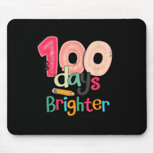Mousepad 100 dias mais brilhantes estudante Feliz 100 dias