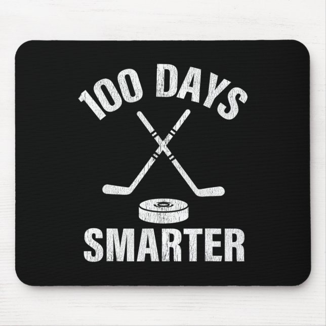 Mousepad 100 Dias Mais Inteligente Estudante De Hóquei Esco (Frente)