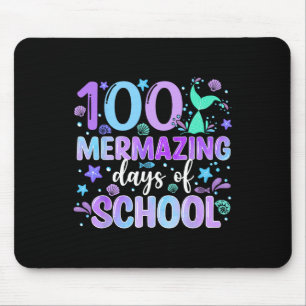 Mousepad 100 Dias Mermazing Da Escola Garota Professora Ser