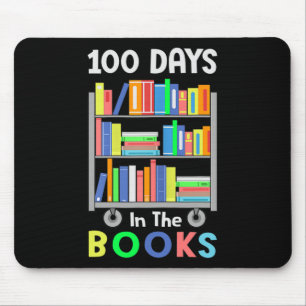 Mousepad 100 dias nos livros Lendo Rua de Professores Bibli