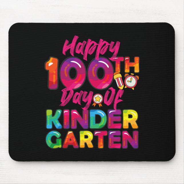 Mousepad 100 Dias Todos Os Estudantes Felizes 100º Dia Do K (Frente)