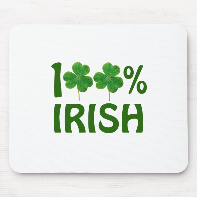 Mousepad 100% Irlandês (Frente)