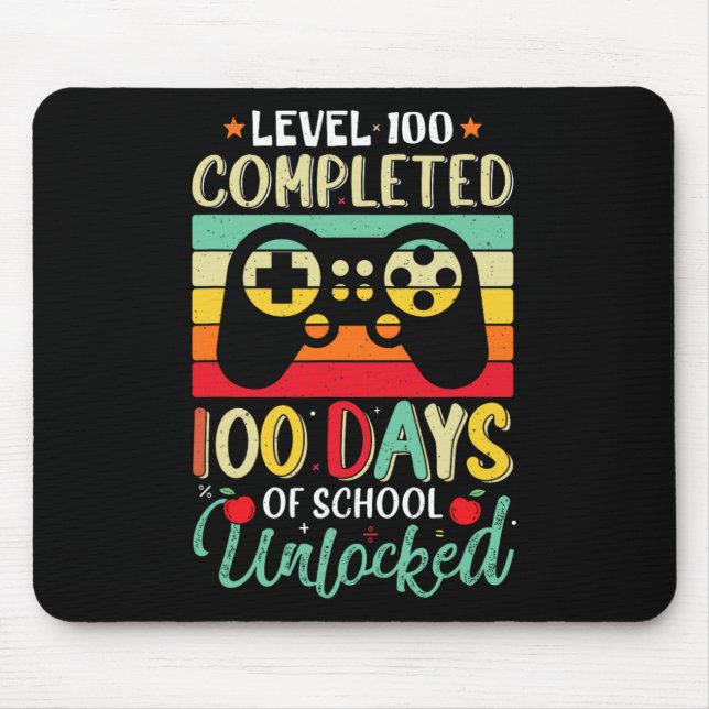 Mousepad 100 Jovens Jogadores Completados 100 Dias De Desbl (Frente)