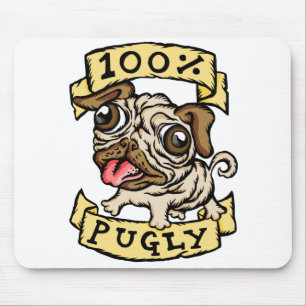 Mousepad 100% Pugly