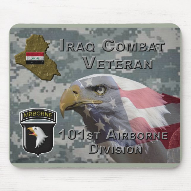 Mousepad 1010Div rua Iraque Combate Veterano (Frente)