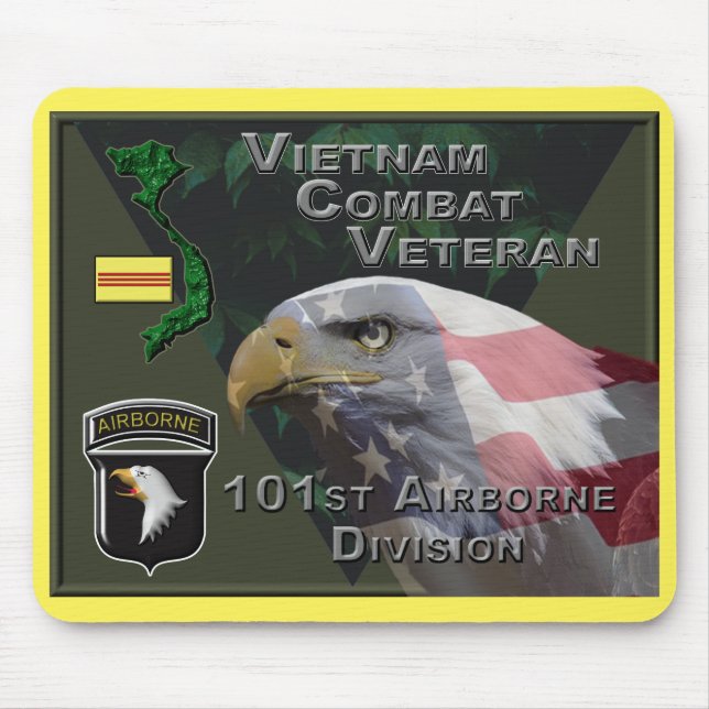 Mousepad 1010Div rua Vietname Combat Veterano (Frente)