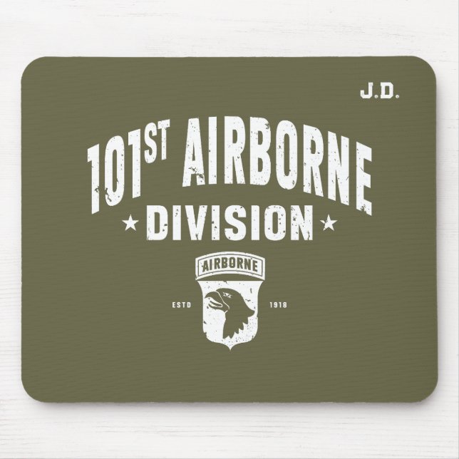Mousepad 101 Fatiga na Divisão de Aeronaves Personalizável (Frente)