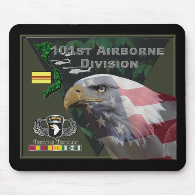 Mousepad 101st Airborne Division Vietnam Veteran (Frente)