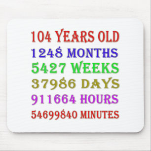 Mousepad 104.º Aniversário - Marcos