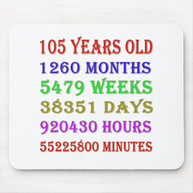 Mousepad 105.º Aniversário — Marcos (Frente)