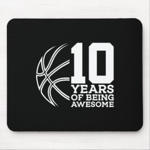 MOUSEPAD 10 ANOS DE SER INCRÍVEL BASQUETEBOL 10º ANIVERSÁRI
