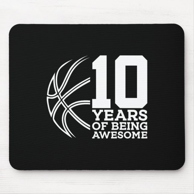 MOUSEPAD 10 ANOS DE SER INCRÍVEL BASQUETEBOL 10º ANIVERSÁRI (Frente)