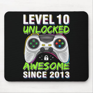 Mousepad 10 incríveis desbloqueados desde 2013 10º aniversá