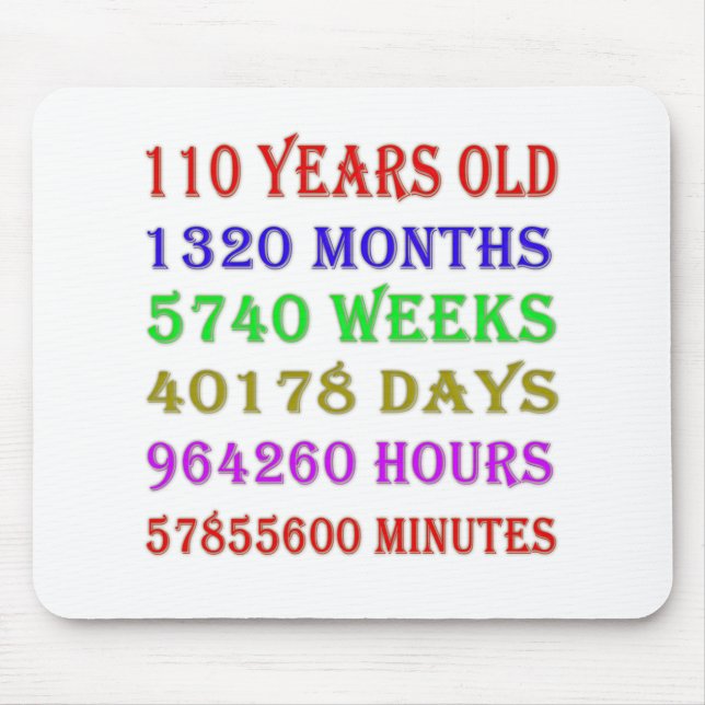 Mousepad 110.º Aniversário — Marcos (Frente)