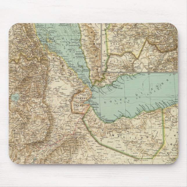 Mousepad 11617 Eritreia, Etiópia, Somália (Frente)