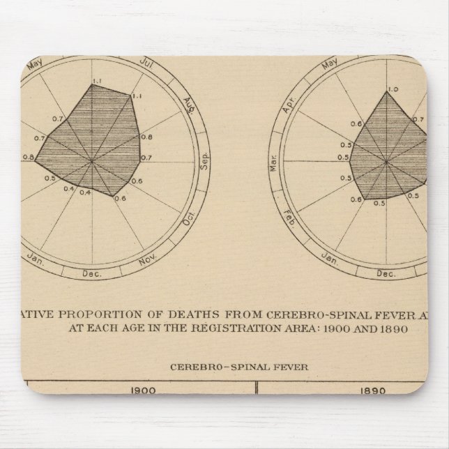 Mousepad 118 Mortes por febre cerebrospinal (Frente)